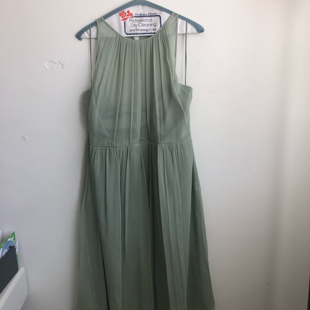 J Crew Bridesmaid dress in Dusty Shale